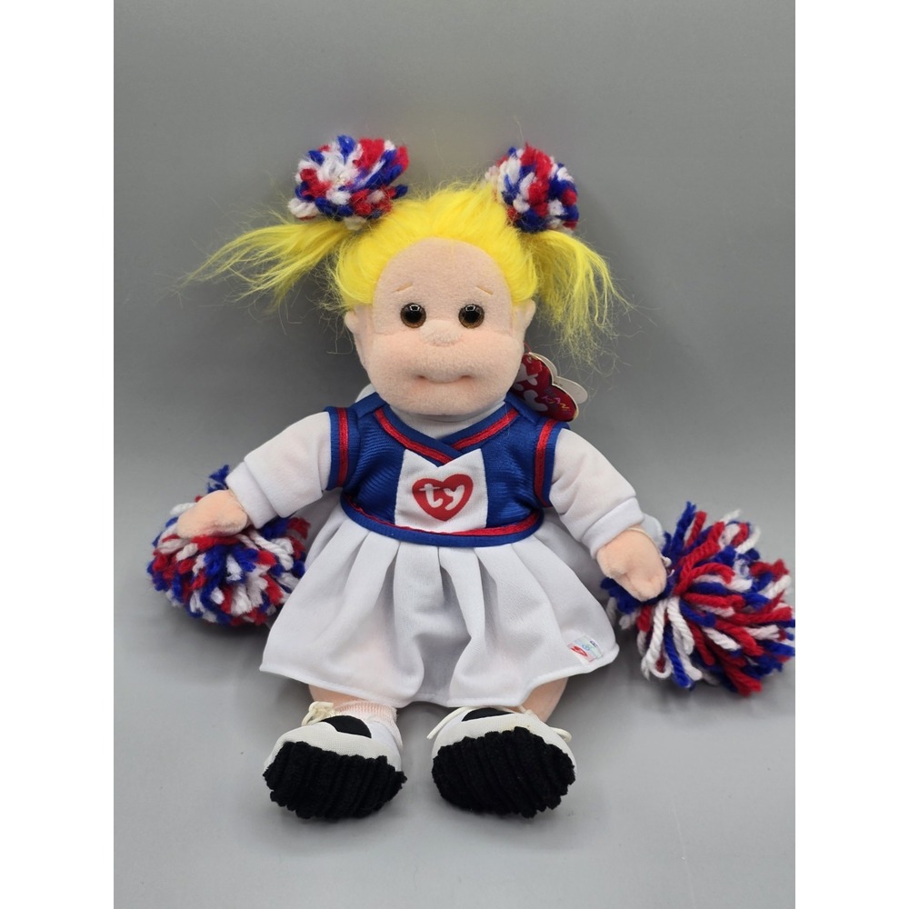 Ty Beanie Kids Jammer 1992 Vintage W Tag Blond W‎ Cheerleader Outfit EUC